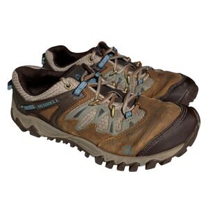 Merrell All Out Blaze Shoes Womens Size 7.5 Brown Hiking Sneakers Gorpcore Gorp